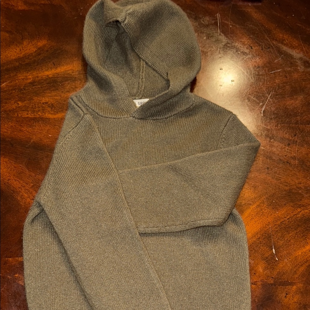 Boy’s olive green sweater